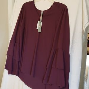 Plum colored blouse